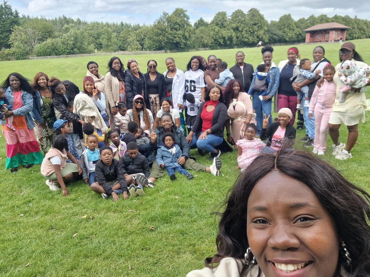 Large group of mothers and children at My Baby And I summer party, Barshaw Park Paisley